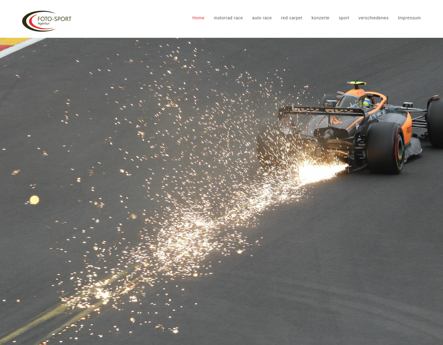 Aktuelle Website-Vorschau von Motorsport Galerie