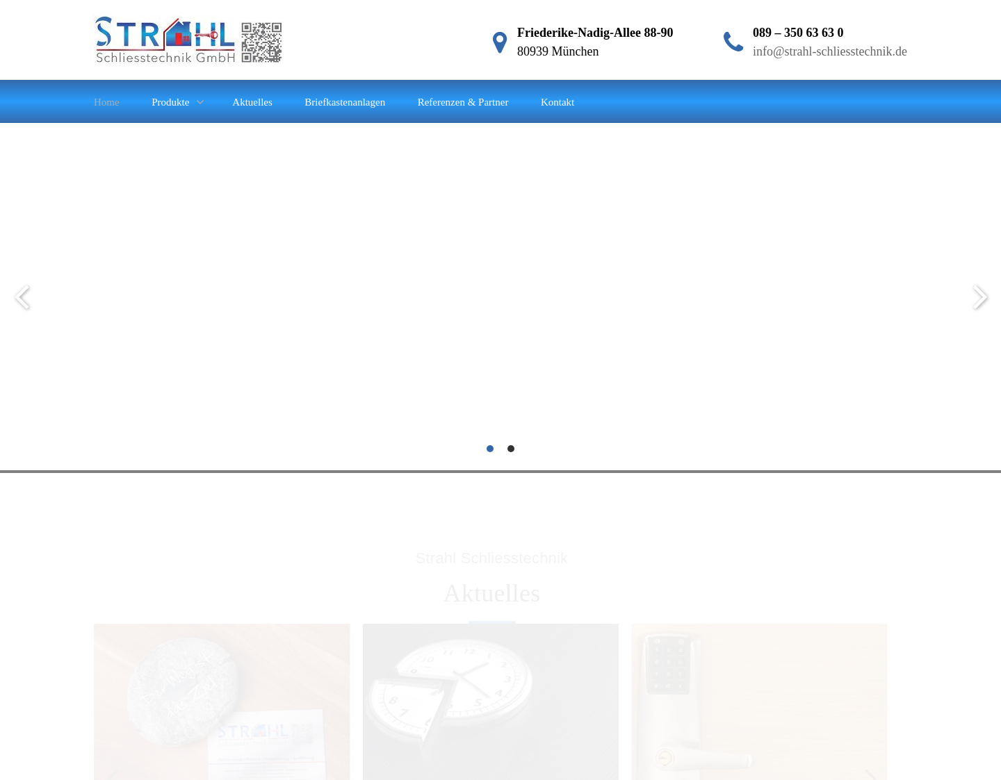 Aktuelle Website-Vorschau von Schlüsseldienst in München