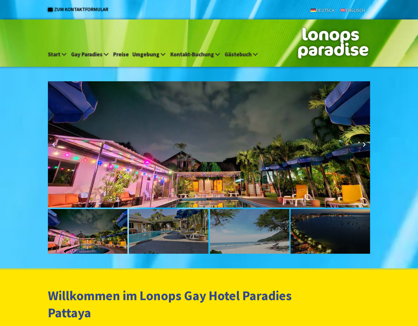Aktuelle Website-Vorschau von Willkommen im Lonops Gay Paradies