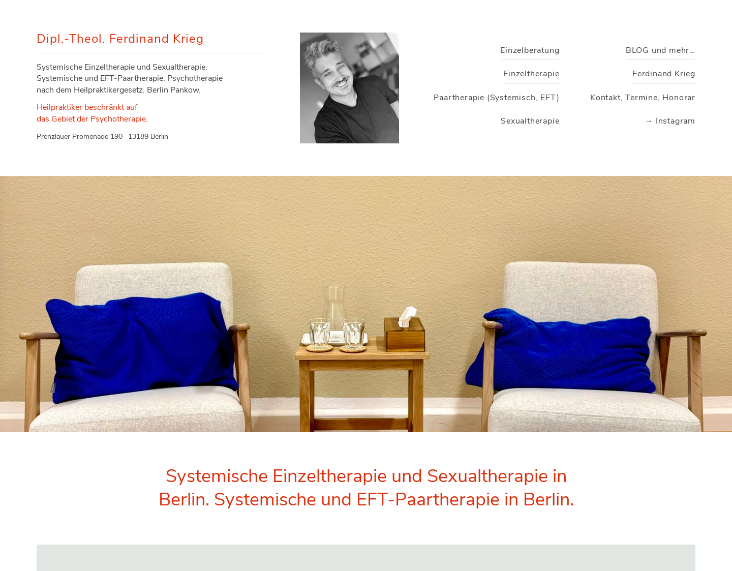 Aktuelle Website-Vorschau von Ferdinand Krieg Paarberatung Berlin