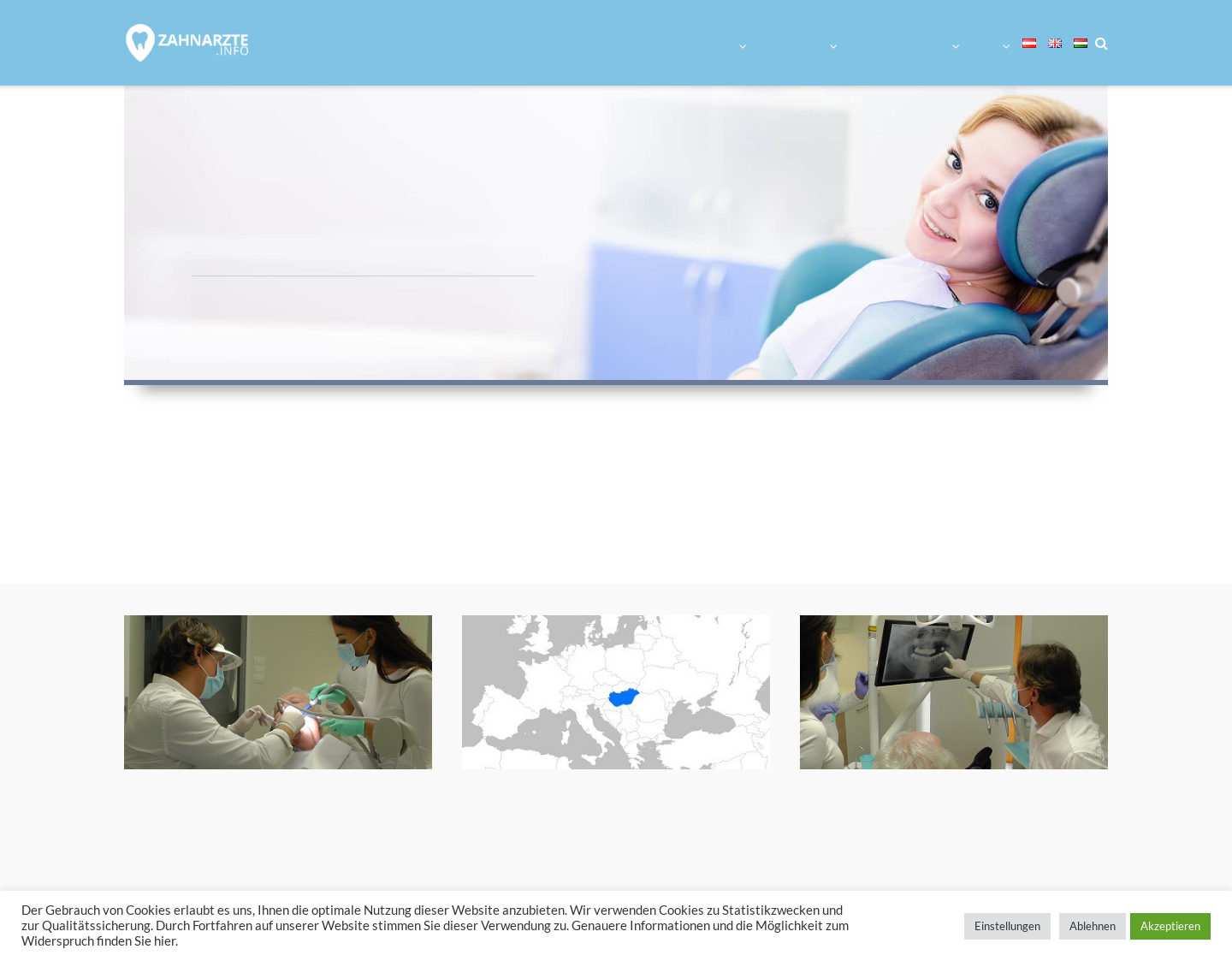 Aktuelle Website-Vorschau von Zahnarzt Ungarn Verzeichnis