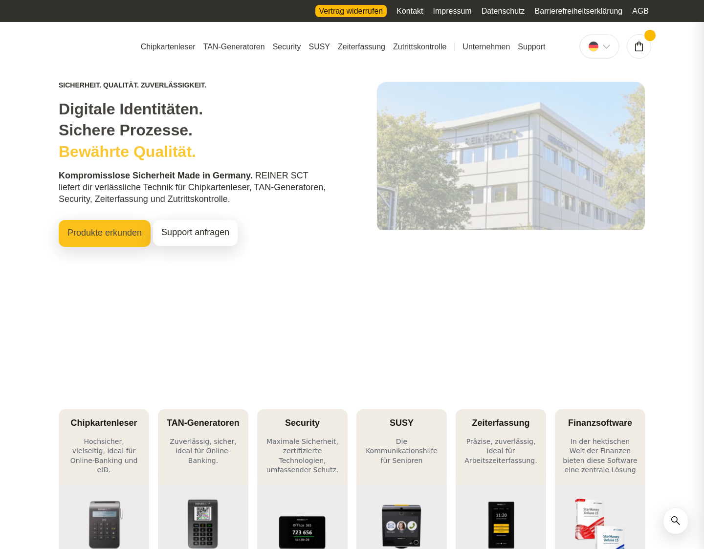 Aktuelle Website-Vorschau von Alles rund um Banking