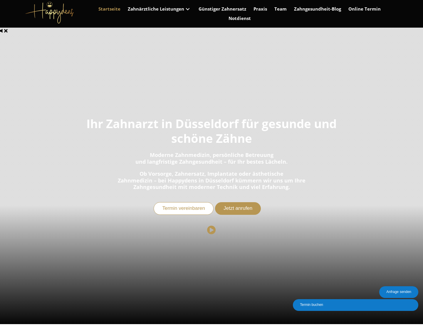 Aktuelle Website-Vorschau von Dr. med. dent. Shervin Vali
