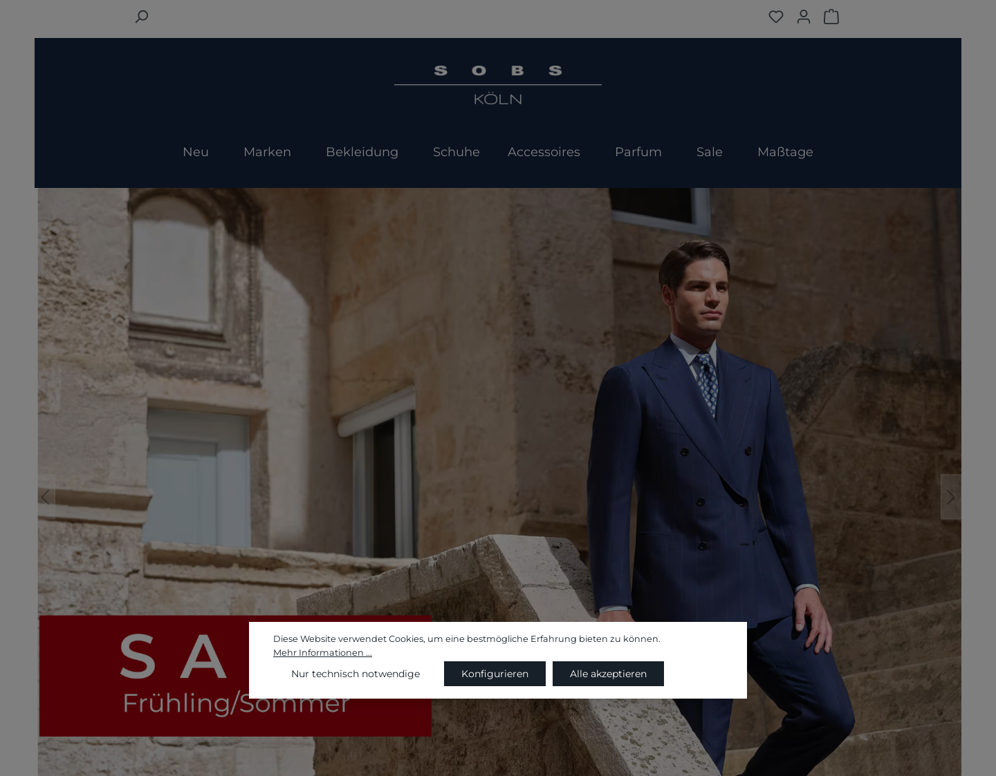 Aktuelle Website-Vorschau von SOBS GmbH & Co. KG