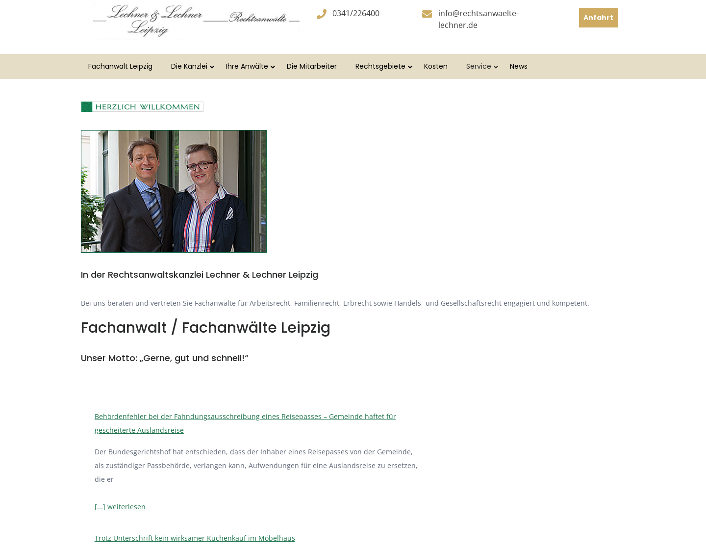 Aktuelle Website-Vorschau von Kompetente Fachanwälte in Leipzig