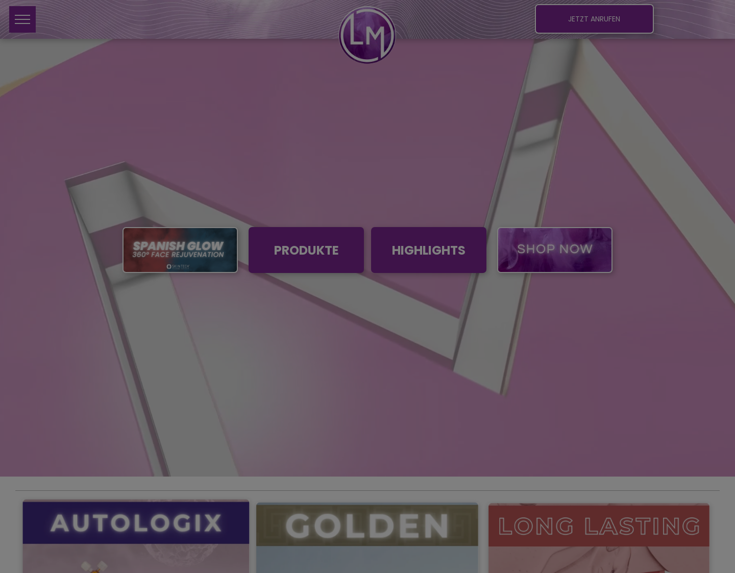 Aktuelle Website-Vorschau von Luventas-Medical