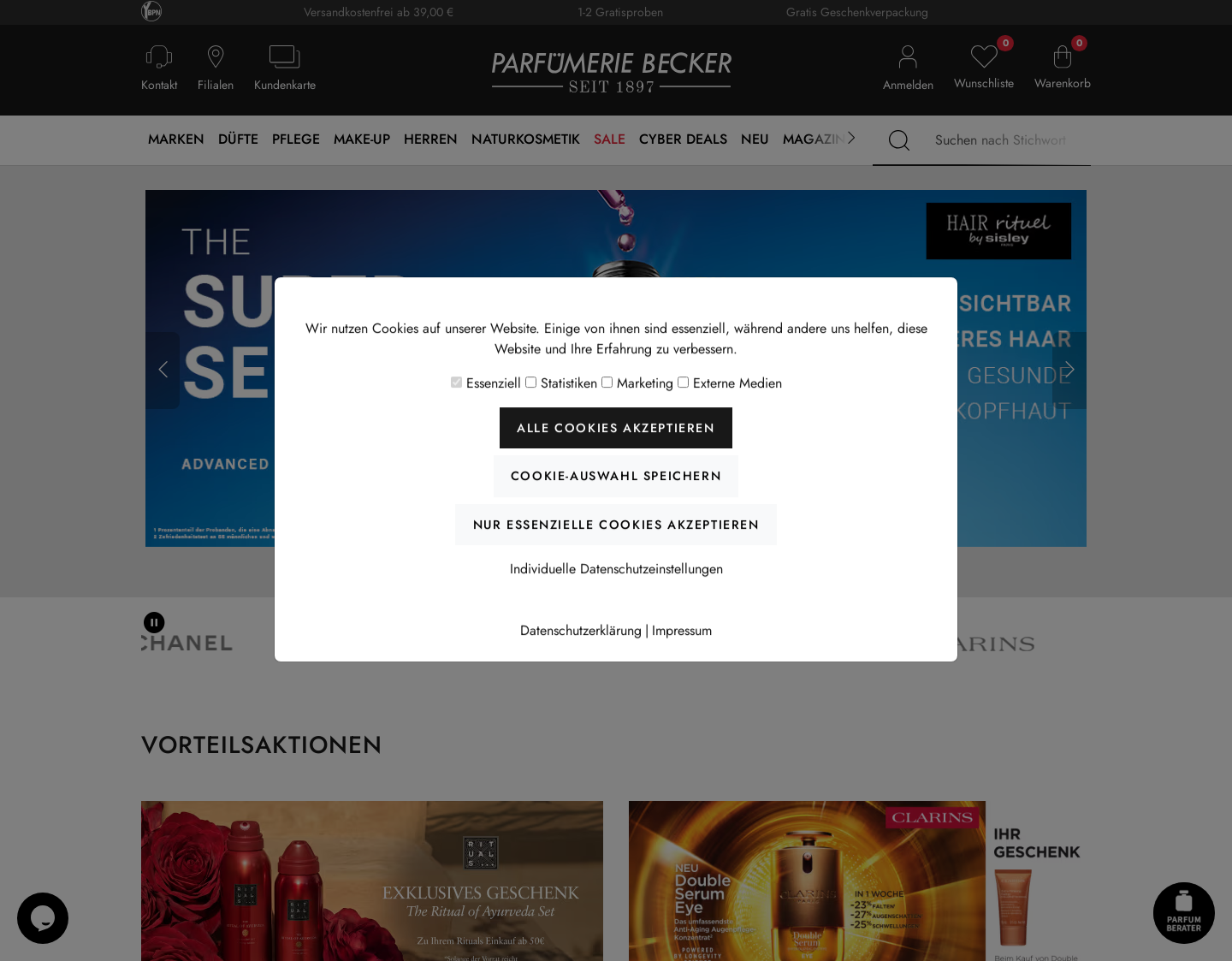 Aktuelle Website-Vorschau von Schwanen-Parfümerie Chemikalien