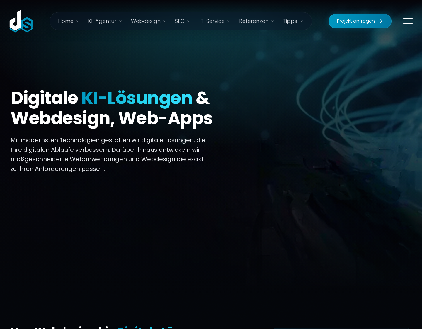 Aktuelle Website-Vorschau von Webdesign & Marketing aus Koblenz