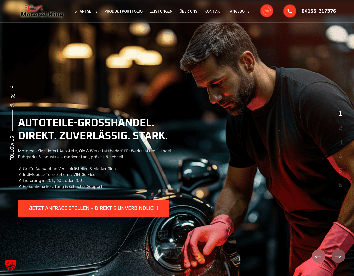Aktuelle Website-Vorschau von Motoröl von LIQUI MOLY