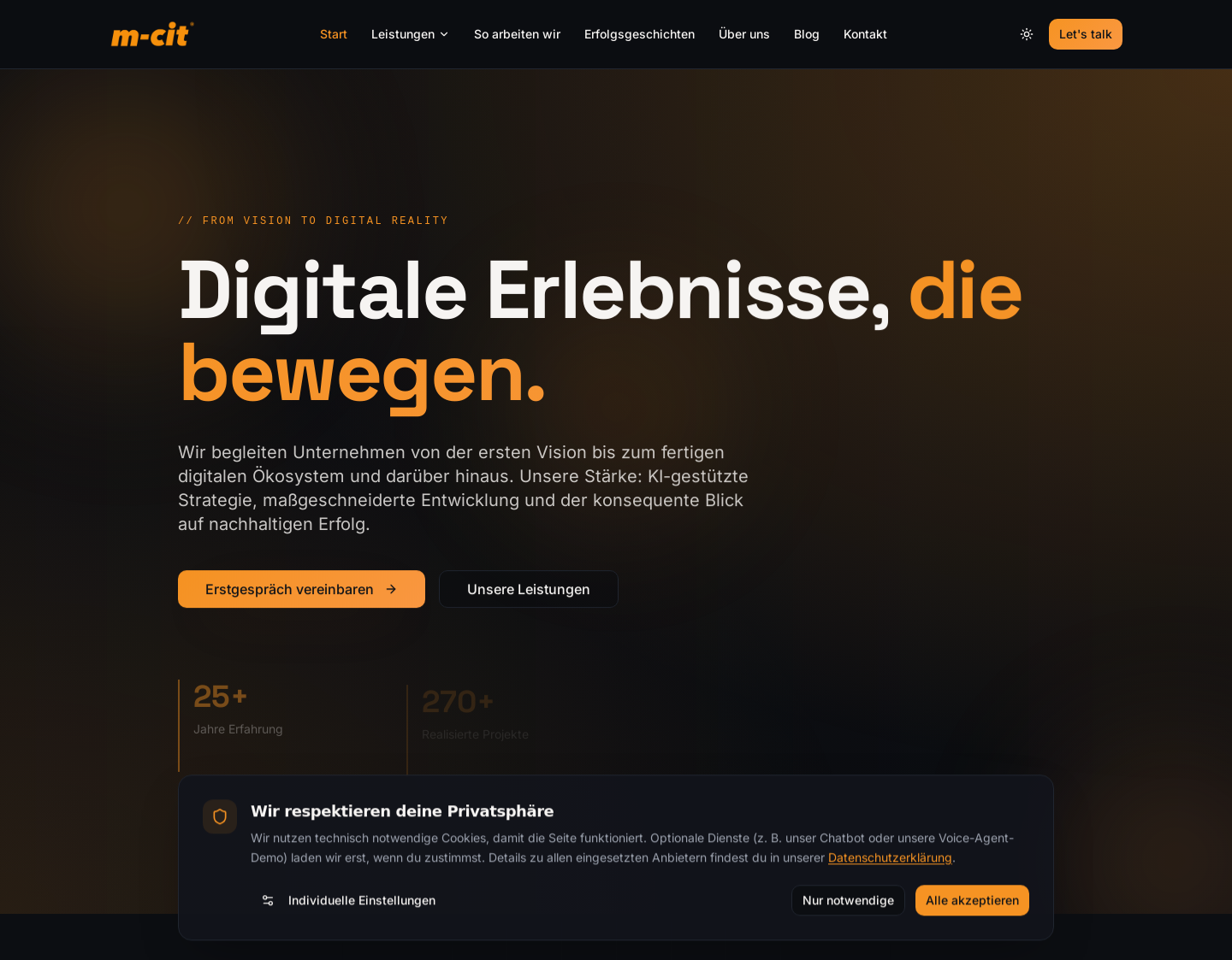 Aktuelle Website-Vorschau von EVO-CON UG (haftungsbeschränkt)
