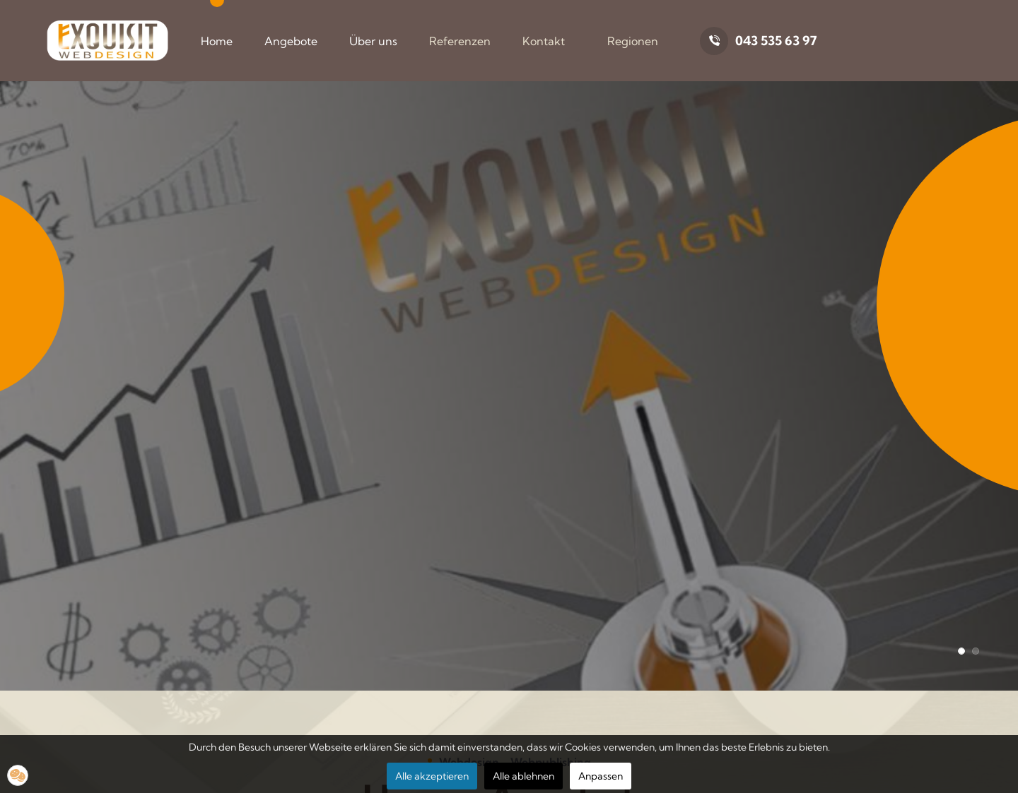 Aktuelle Website-Vorschau von Webdesign - Publishing - SEO