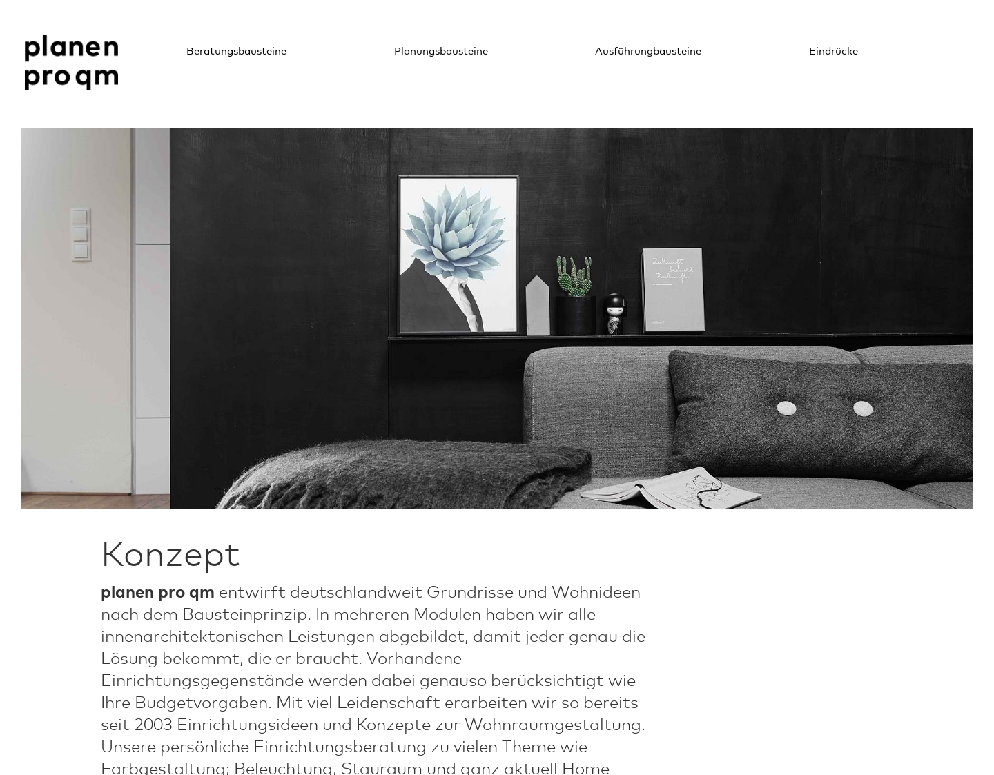 Aktuelle Website-Vorschau von Raumgestaltung vom Innenarchitekten