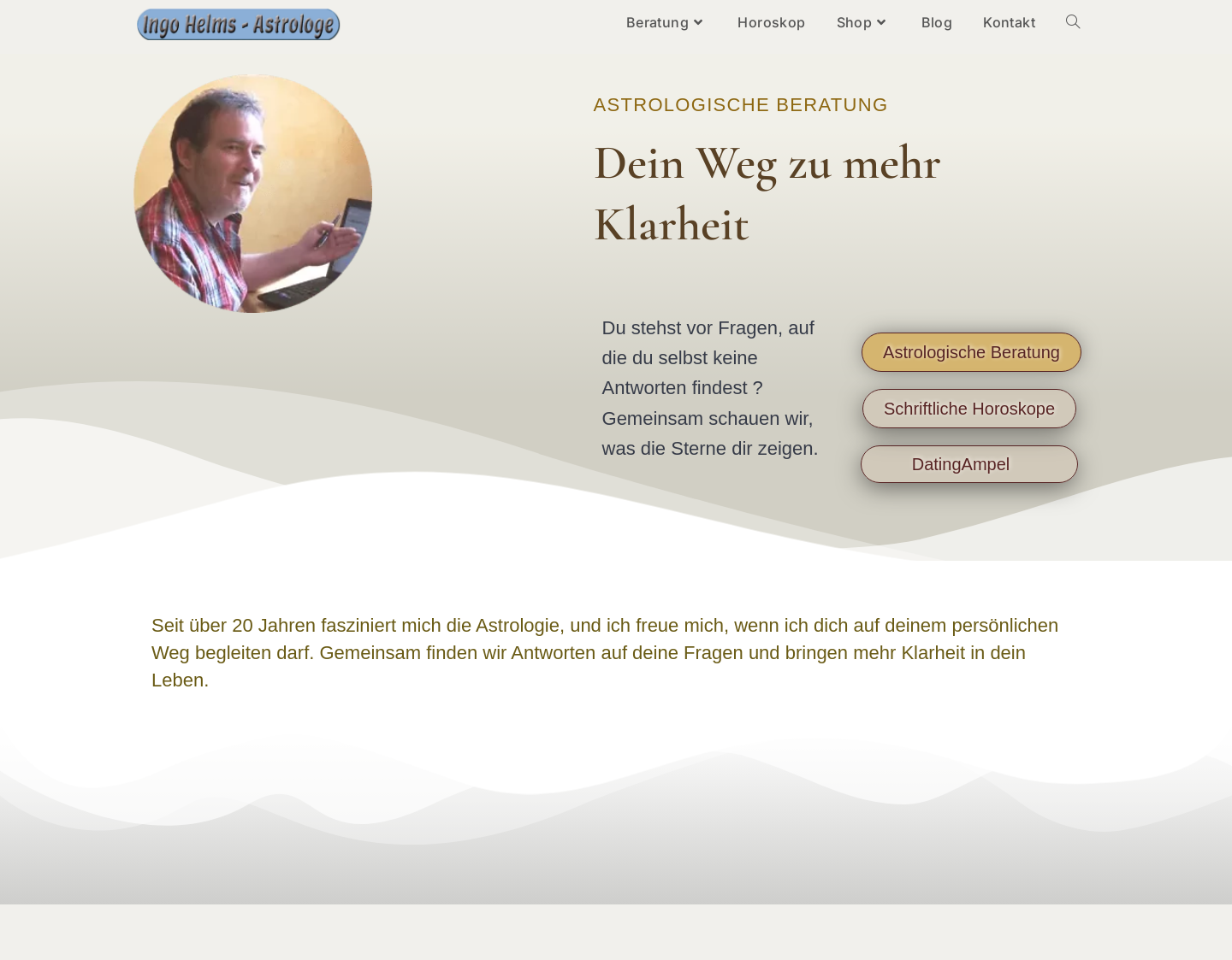 Aktuelle Website-Vorschau von Astrologische Beratung  am Telefon
