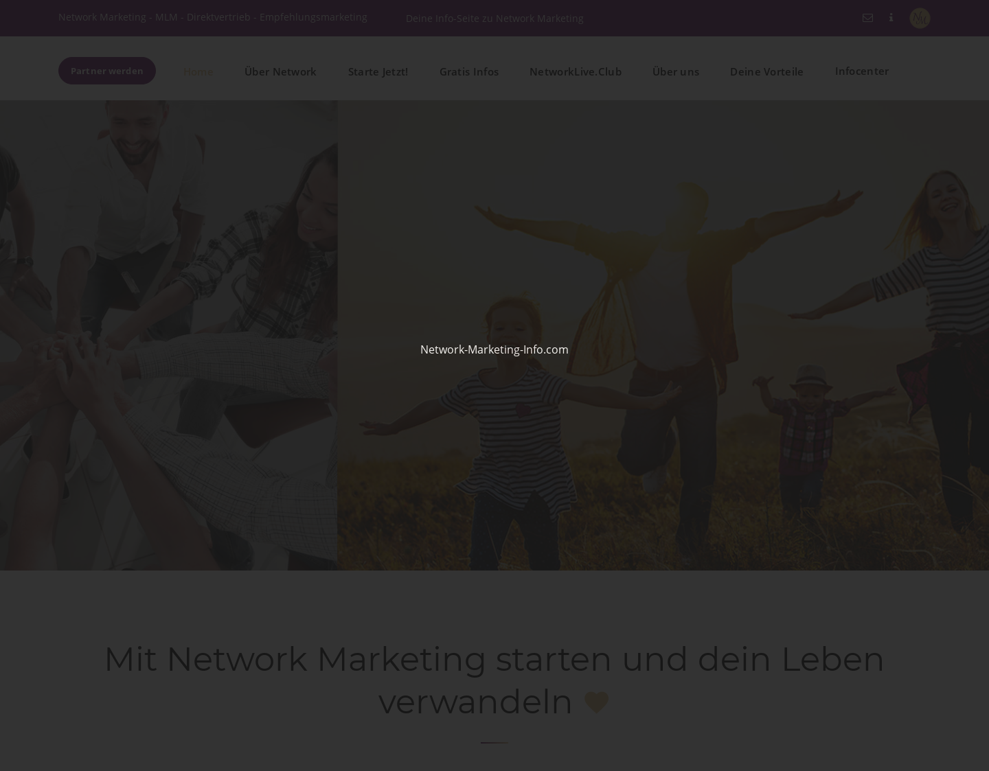 Aktuelle Website-Vorschau von Nebenjob mit Network Marketing
