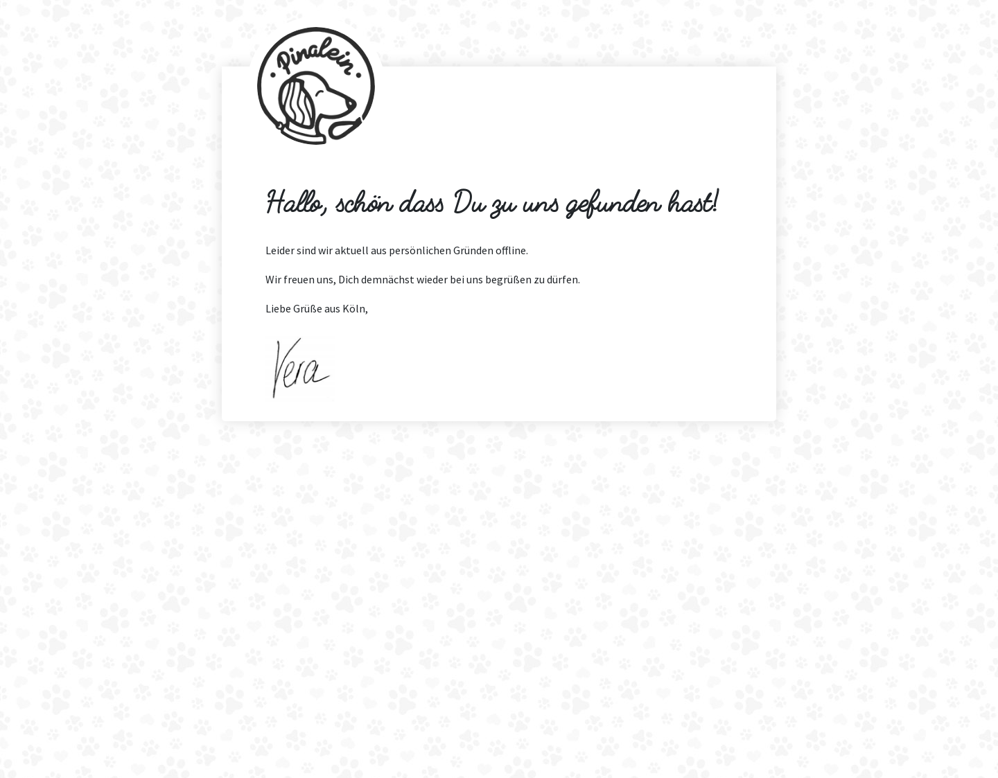 Aktuelle Website-Vorschau von Pinalein Hundeleinen