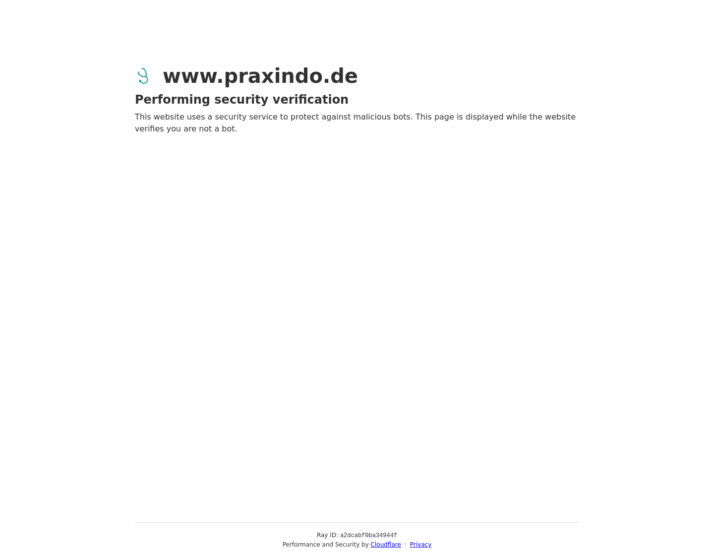 Aktuelle Website-Vorschau von Praxindo GmbH