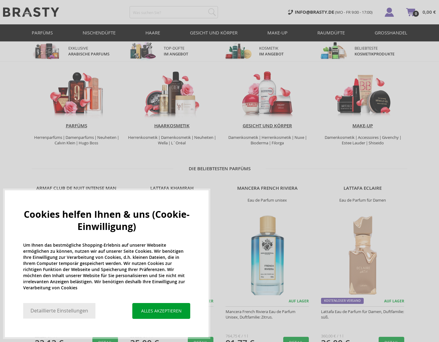 Aktuelle Website-Vorschau von BRASTY GROUP s.r.o.