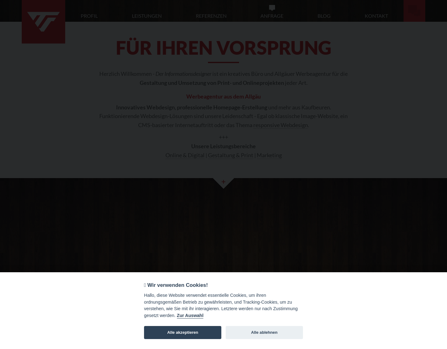 Aktuelle Website-Vorschau von Der Informationsdesigner - Agentur für Gestaltung