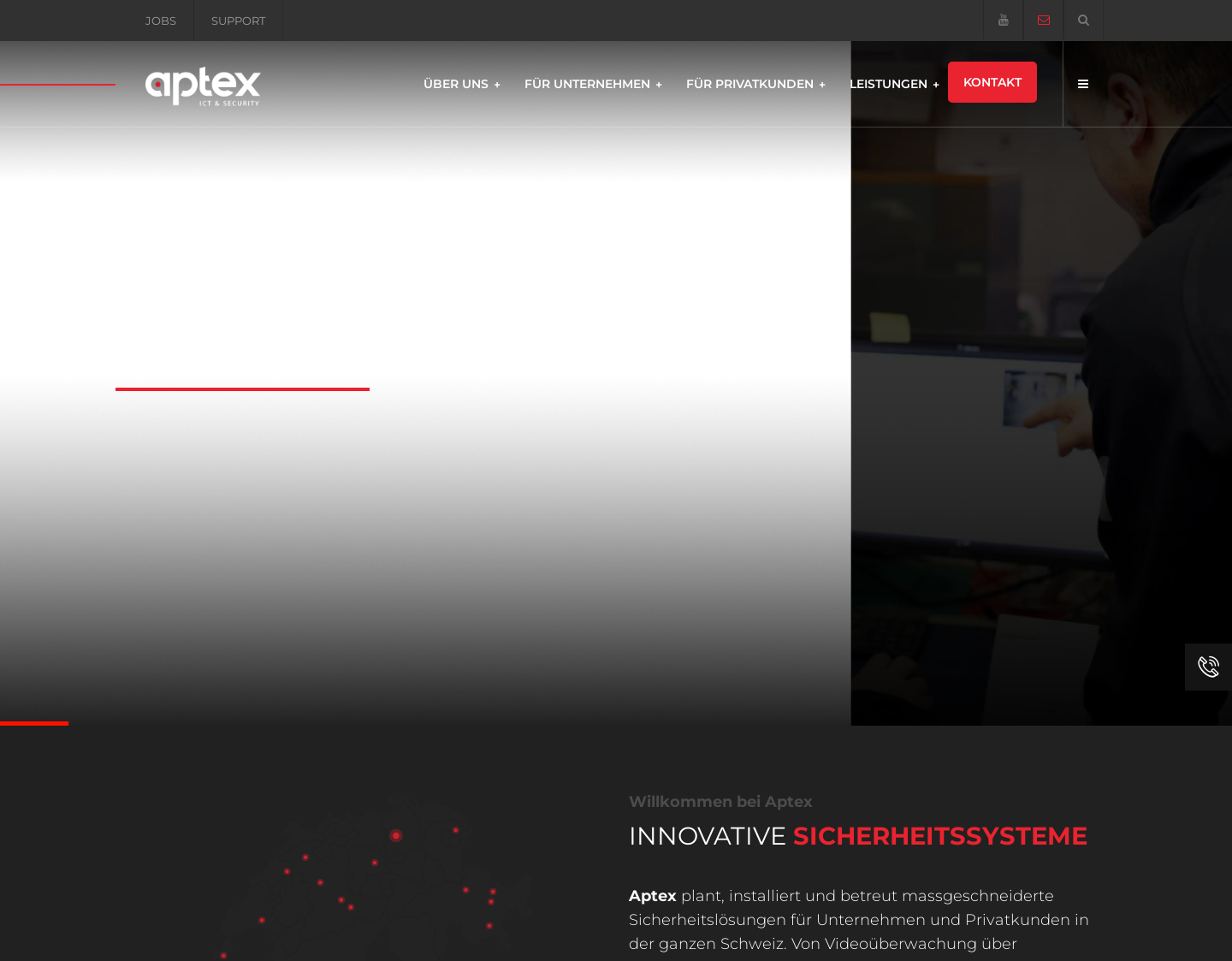 Aktuelle Website-Vorschau von Innovative Sicherheitssysteme - Videoüberwachung