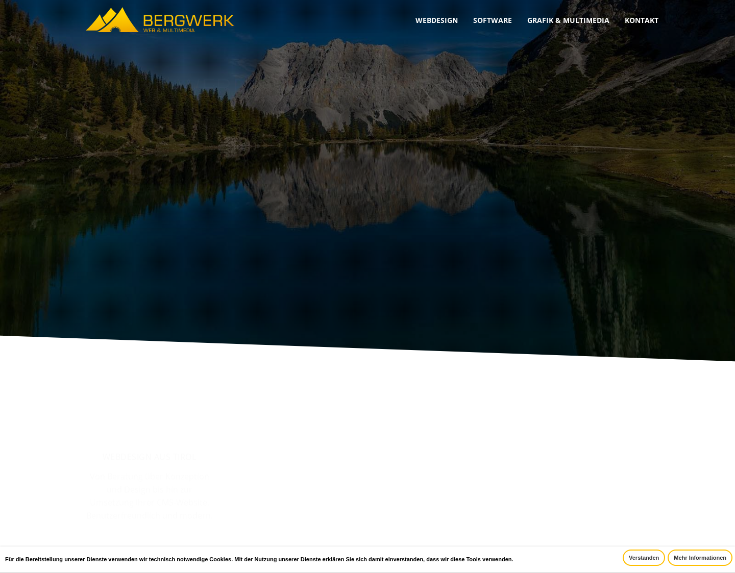 Aktuelle Website-Vorschau von Bergwerk - Webdesign Innsbruck