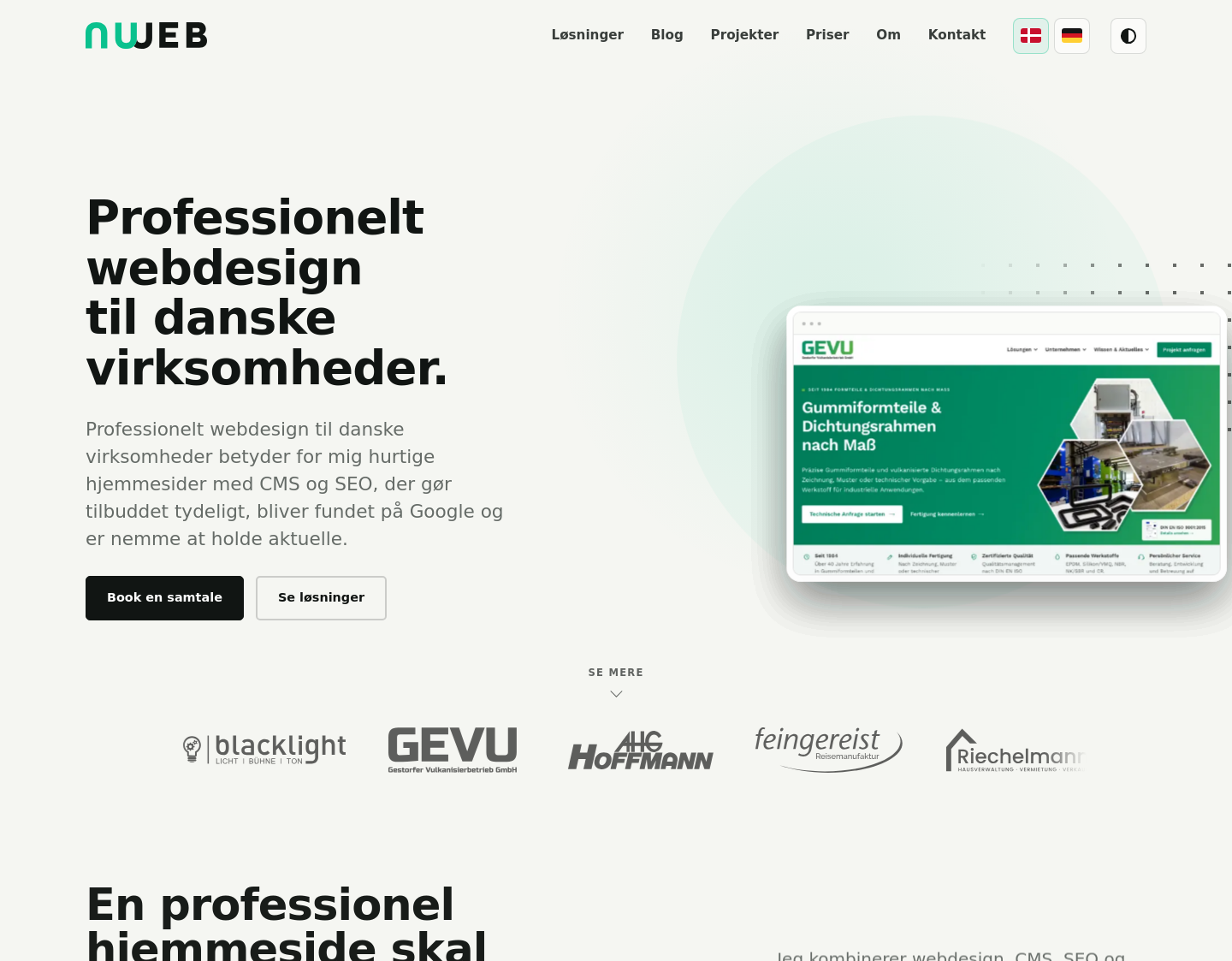 Aktuelle Website-Vorschau von Jochen Abitz Webdesign