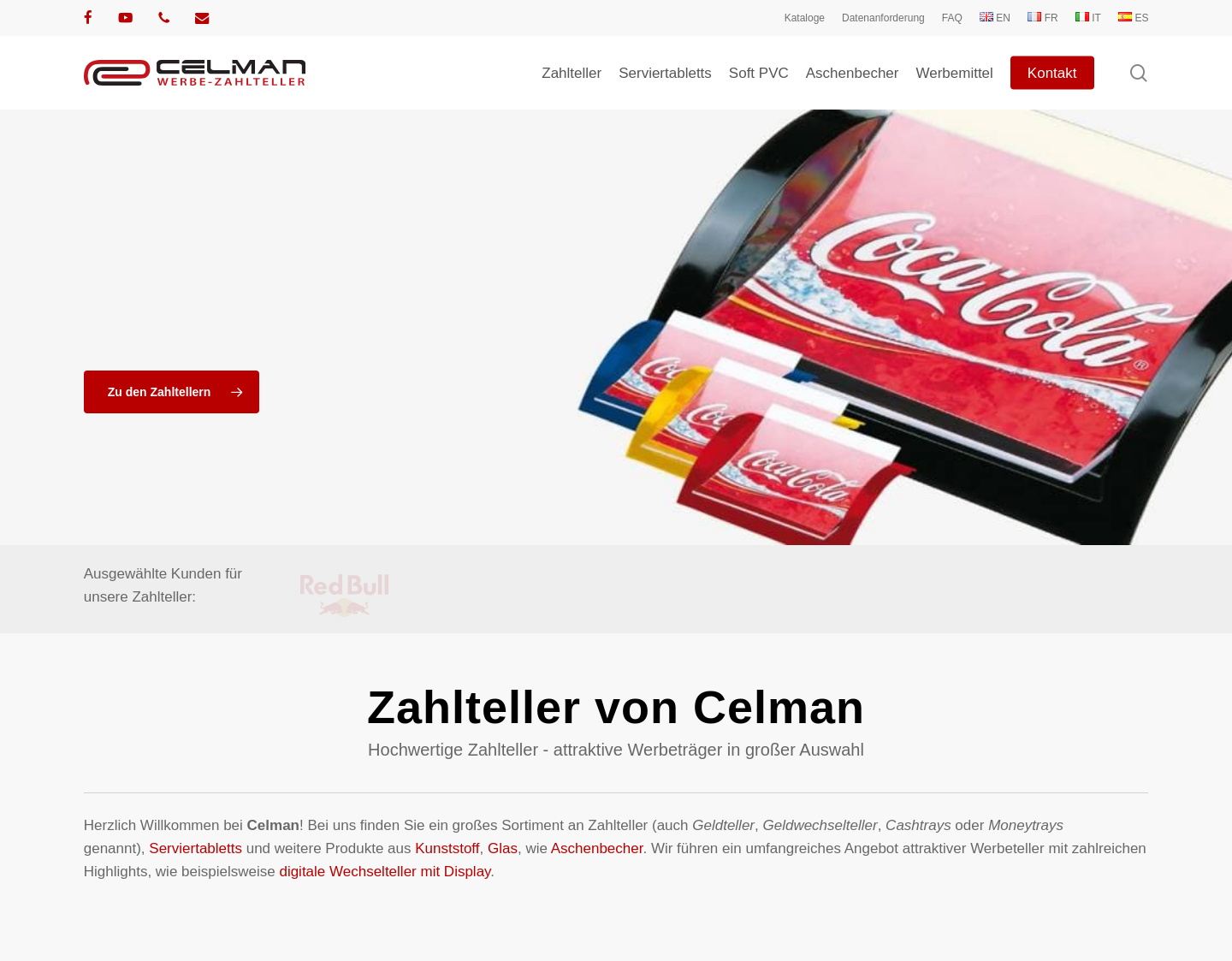 Aktuelle Website-Vorschau von Zahlteller Celman