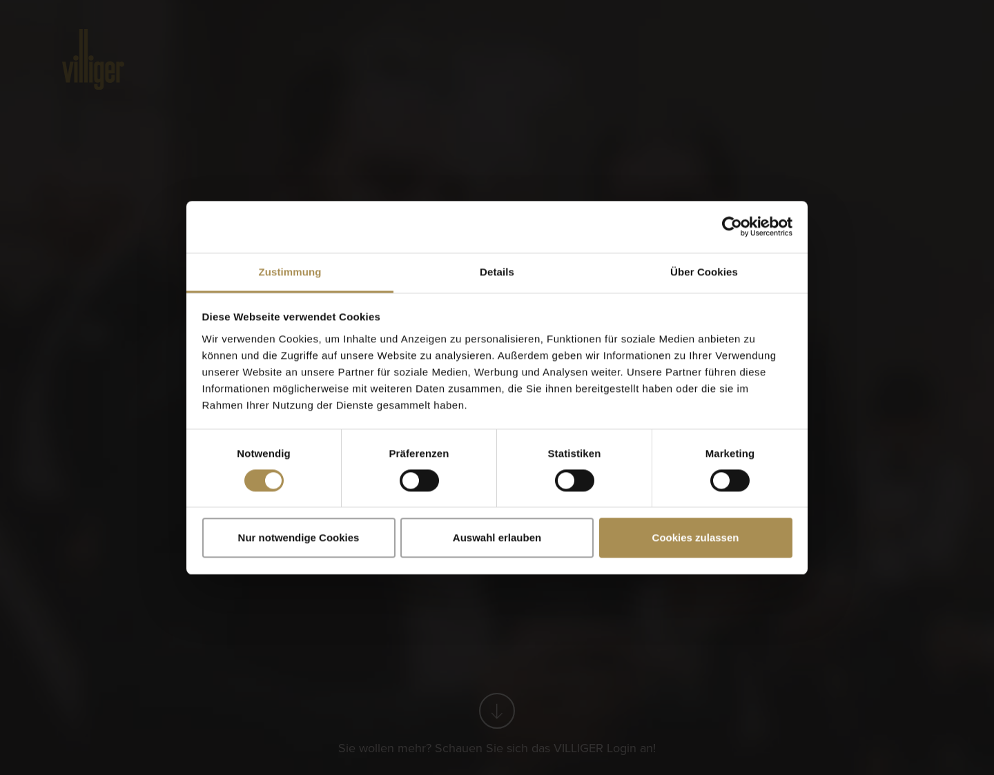 Aktuelle Website-Vorschau von Zigarren & Zigarillos im Zigarren Shop kaufen