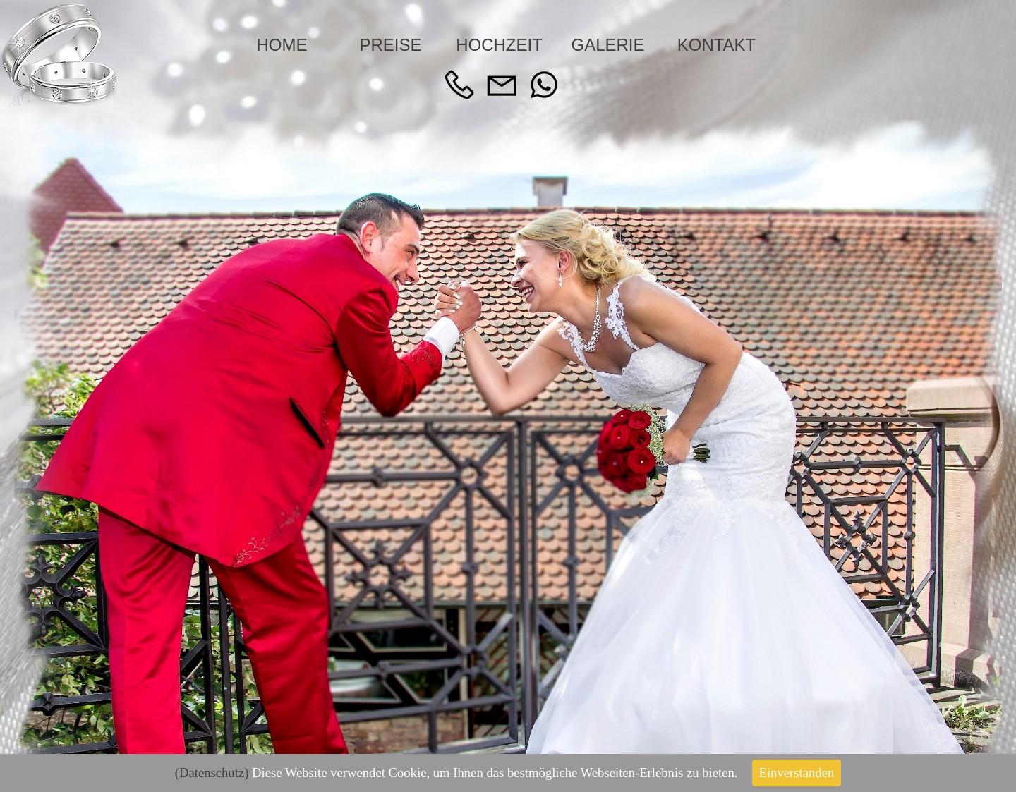 Aktuelle Website-Vorschau von Hochzeitsfotograf trevla