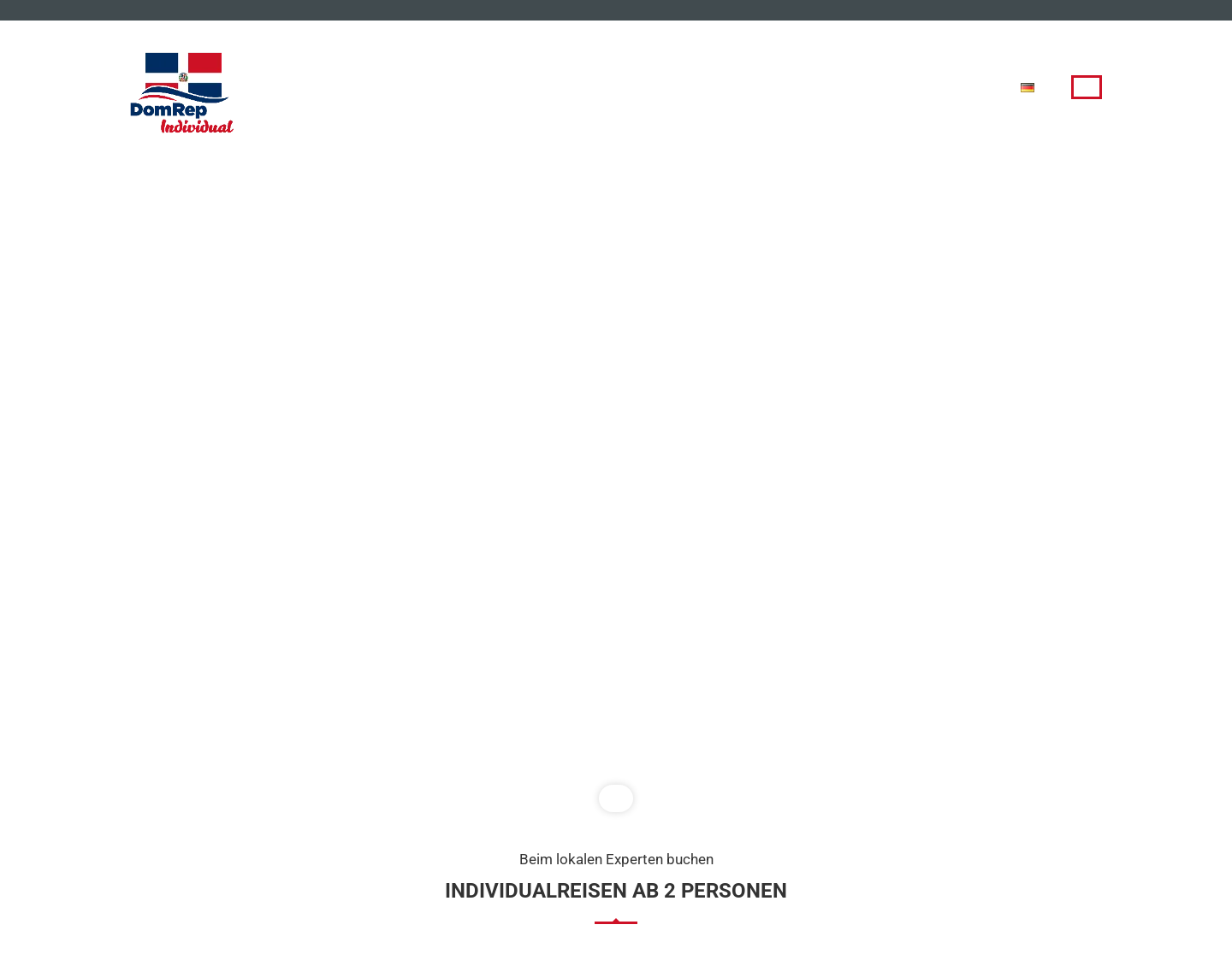 Aktuelle Website-Vorschau von Domrep Individualreisen