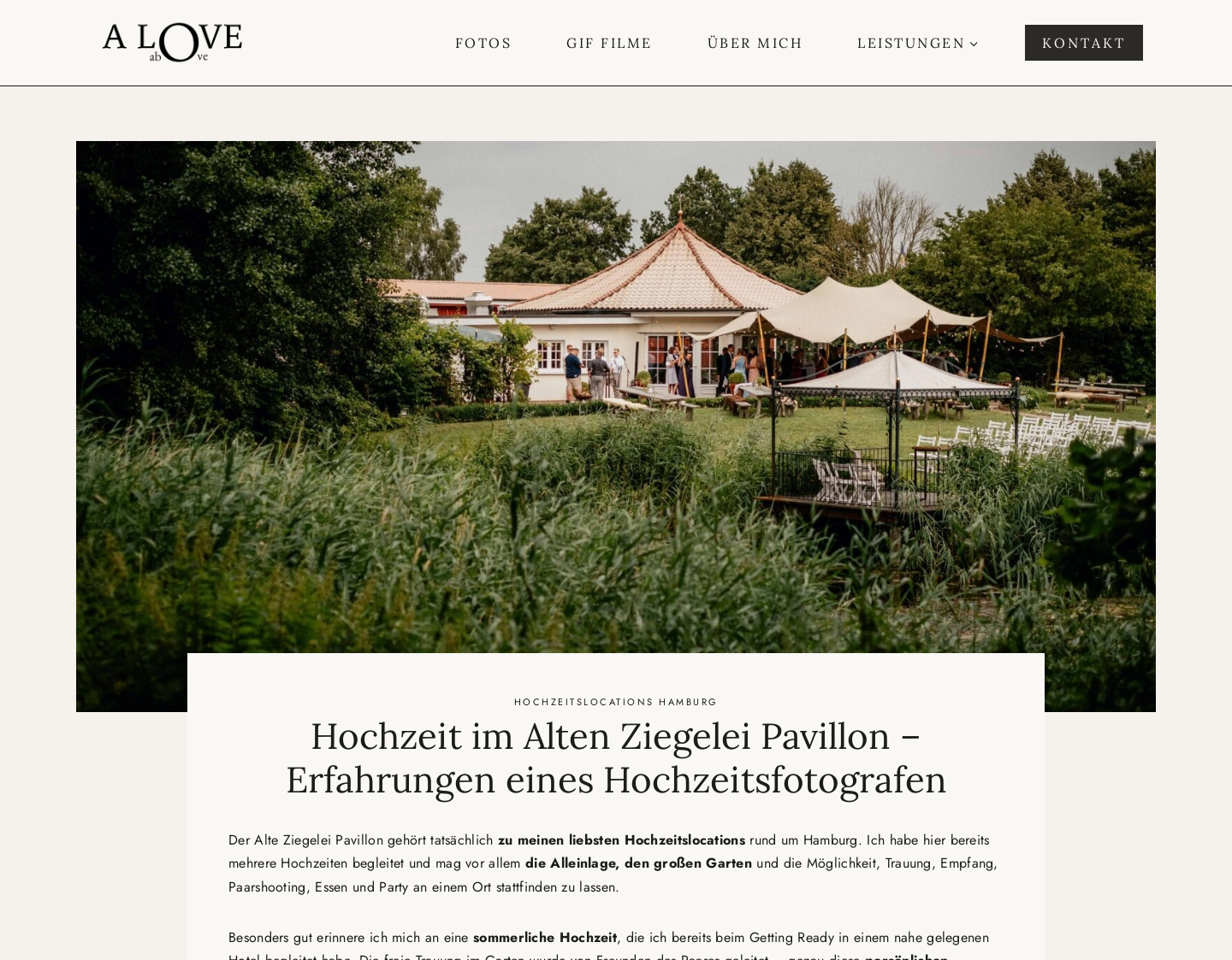 Aktuelle Website-Vorschau von A LOVE above photography by Kevin Kurek