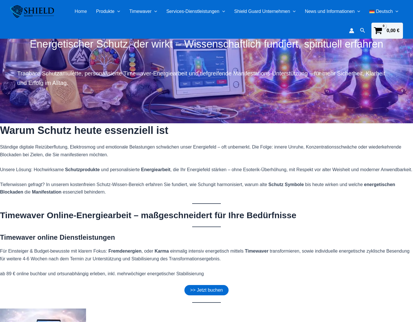 Aktuelle Website-Vorschau von Schutz vor Elektrosmog und Strahlung