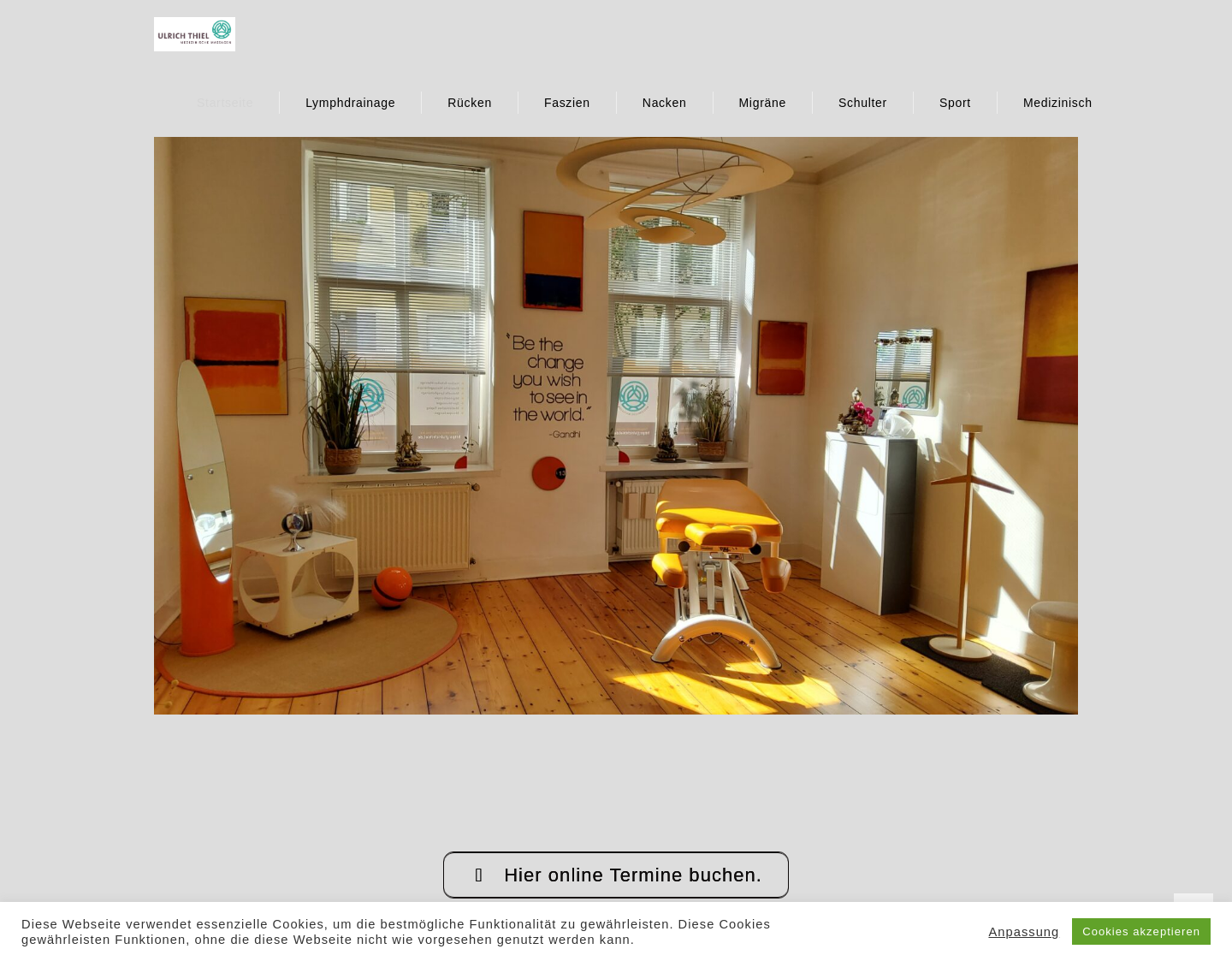 Aktuelle Website-Vorschau von Wuppertal Massage
