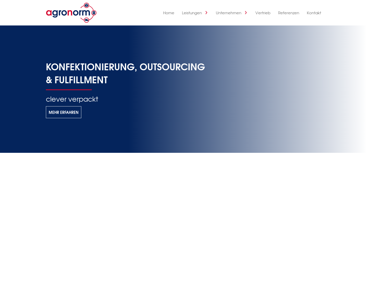 Aktuelle Website-Vorschau von Agro Norm Vertriebs GmbH