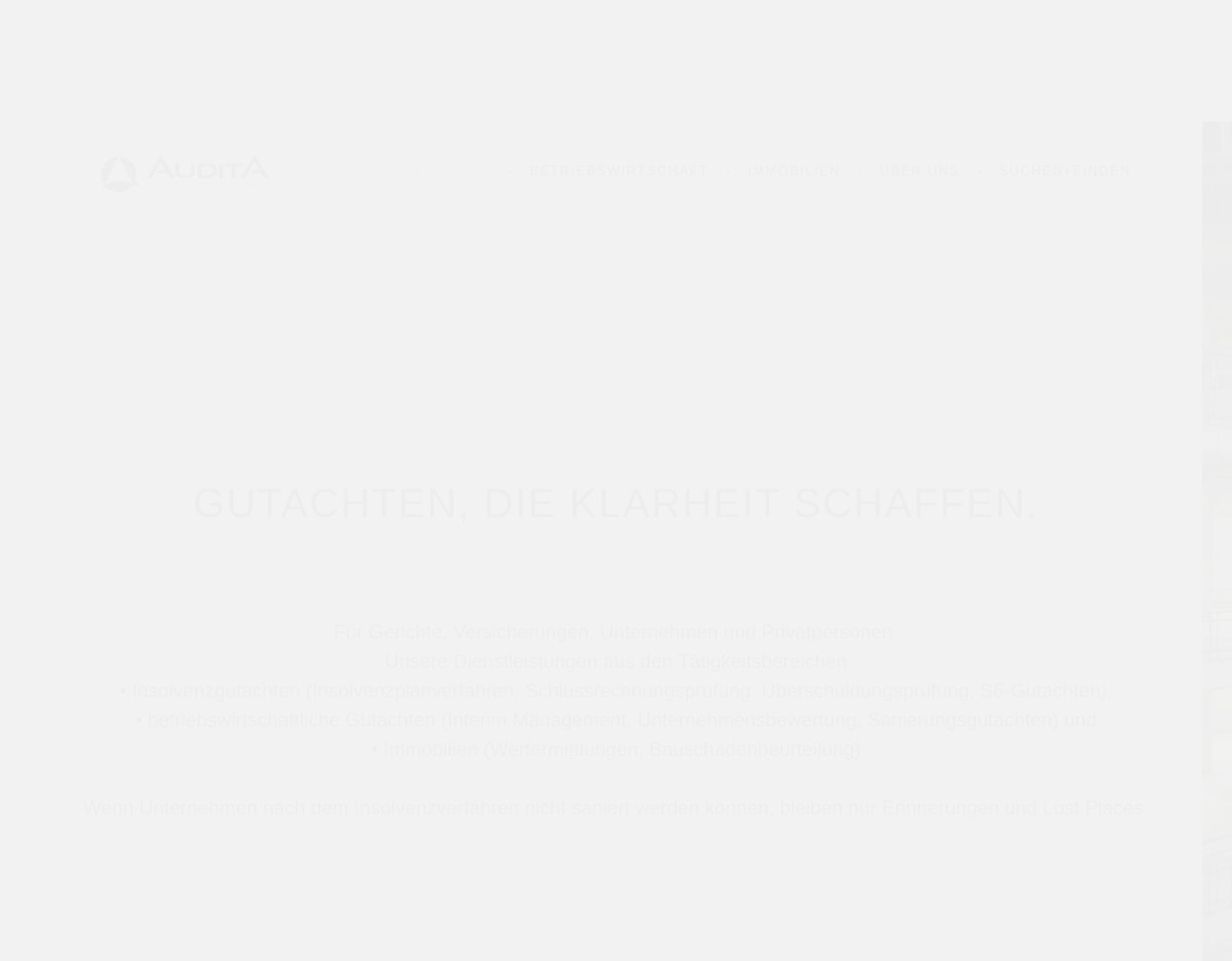 Aktuelle Website-Vorschau von Audita Dr. Hey Consulting