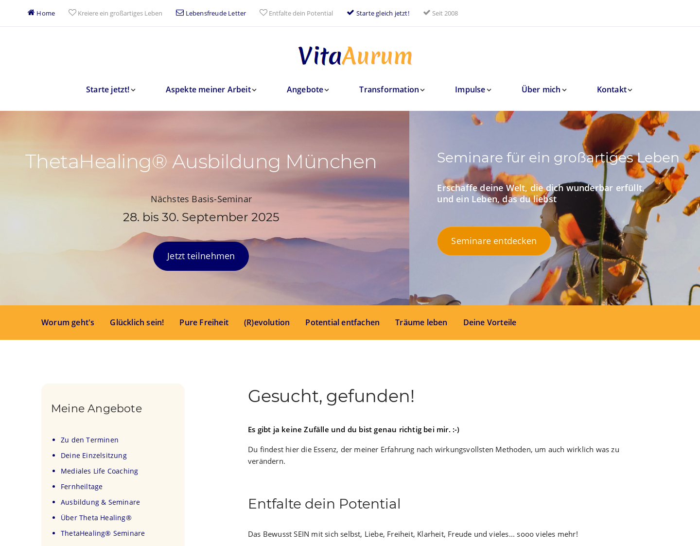 Vorschau von Spirituelle Seminare - ThetaHealing