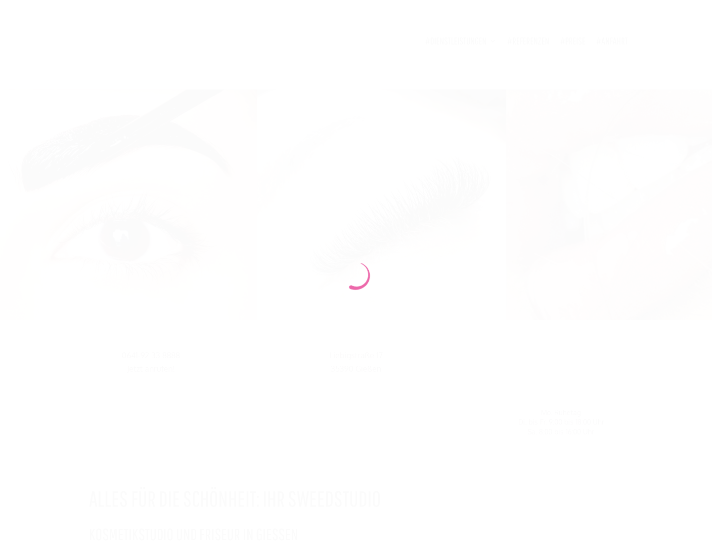 Aktuelle Website-Vorschau von Stockholm Beautysaloon