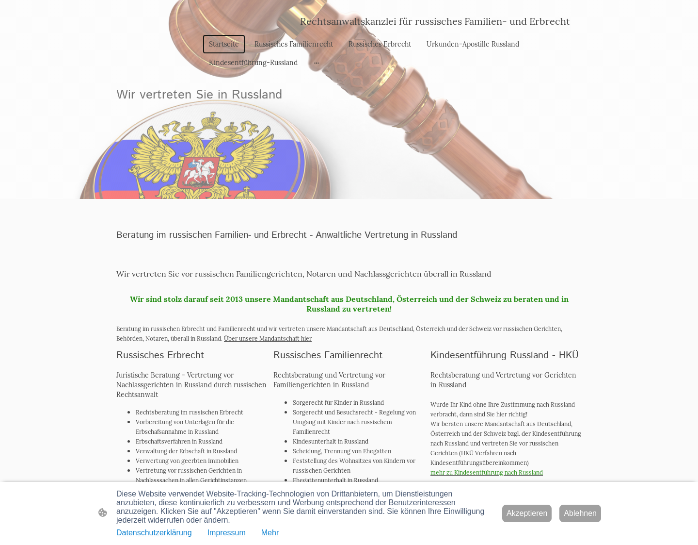 Aktuelle Website-Vorschau von Rechtsanwalt & Advokat Dorochov