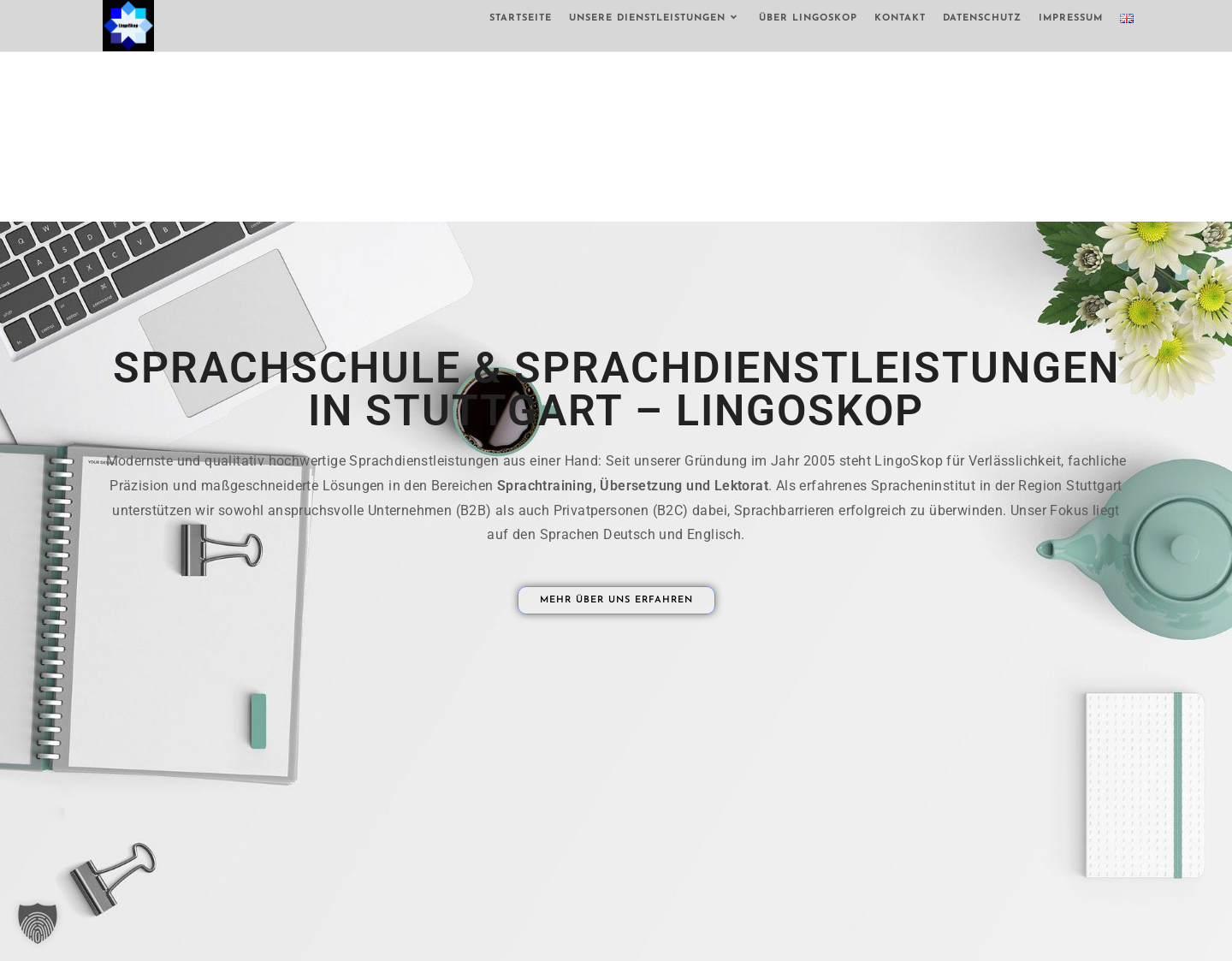 Aktuelle Website-Vorschau von LingoSkop Sprachtraining u. -services Pascal Stitz
