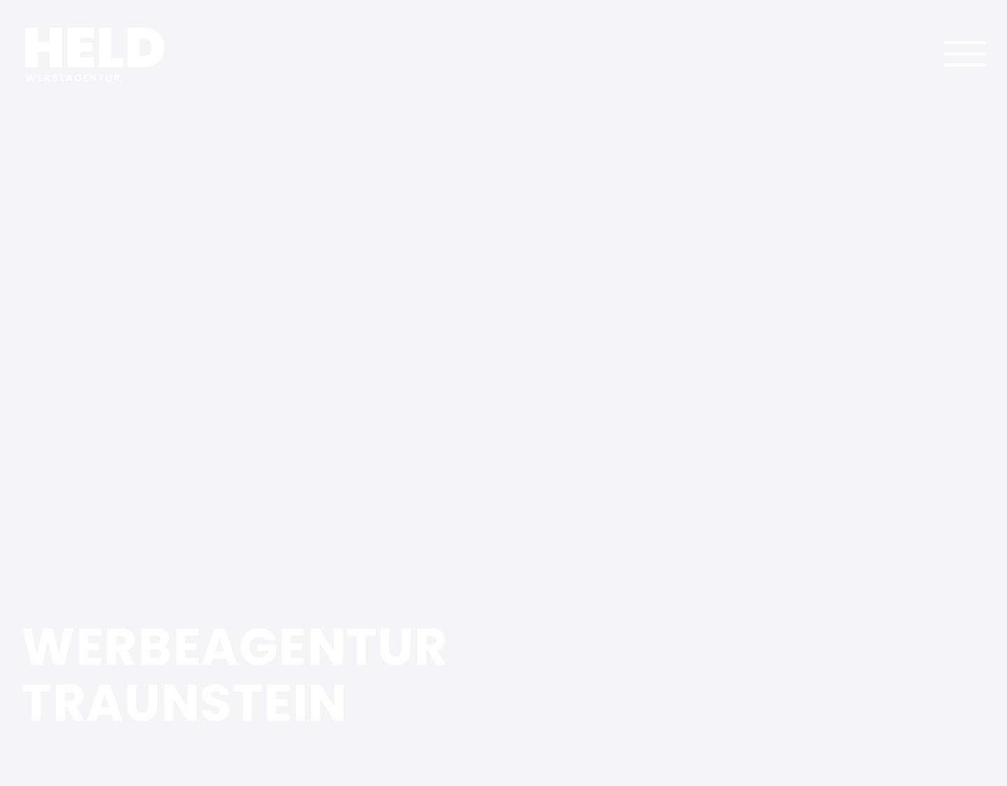 Aktuelle Website-Vorschau von HELD Werbeagentur