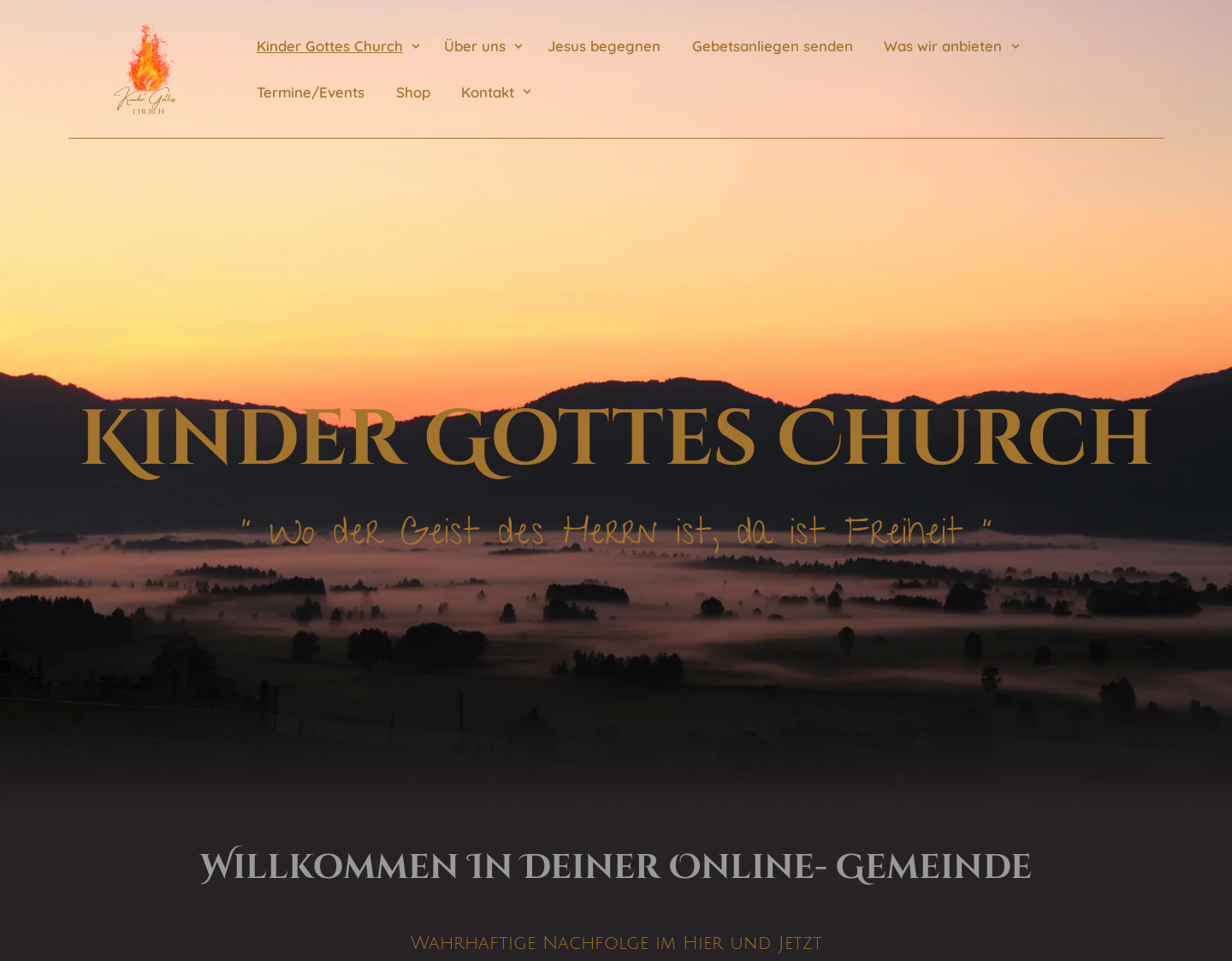Aktuelle Website-Vorschau von Christliche Gemeinschaft - Das Leben mit Gott