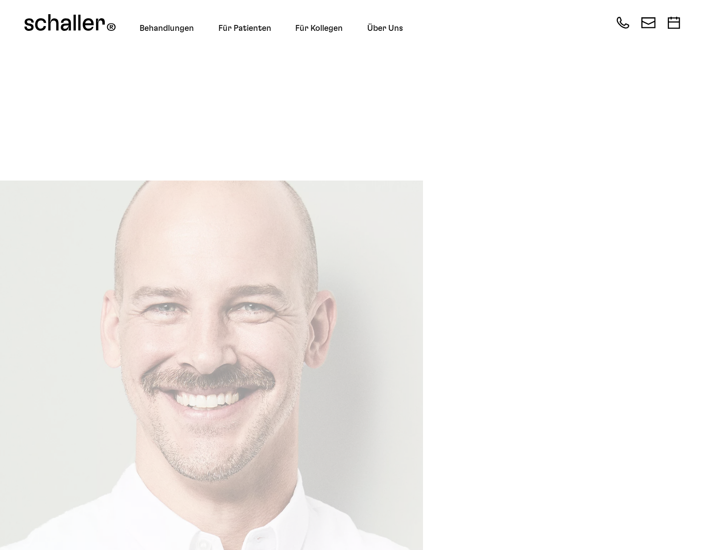 Aktuelle Website-Vorschau von Praxis für Zahnheilkunde Dr. Dennis Schaller