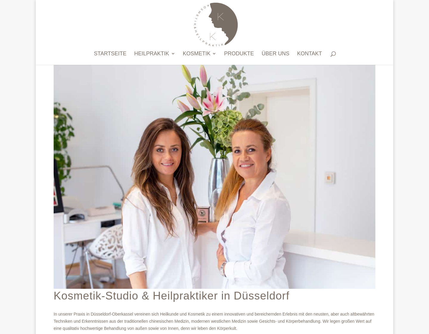 Aktuelle Website-Vorschau von Katrins Kosmetikstudio Düsseldorf