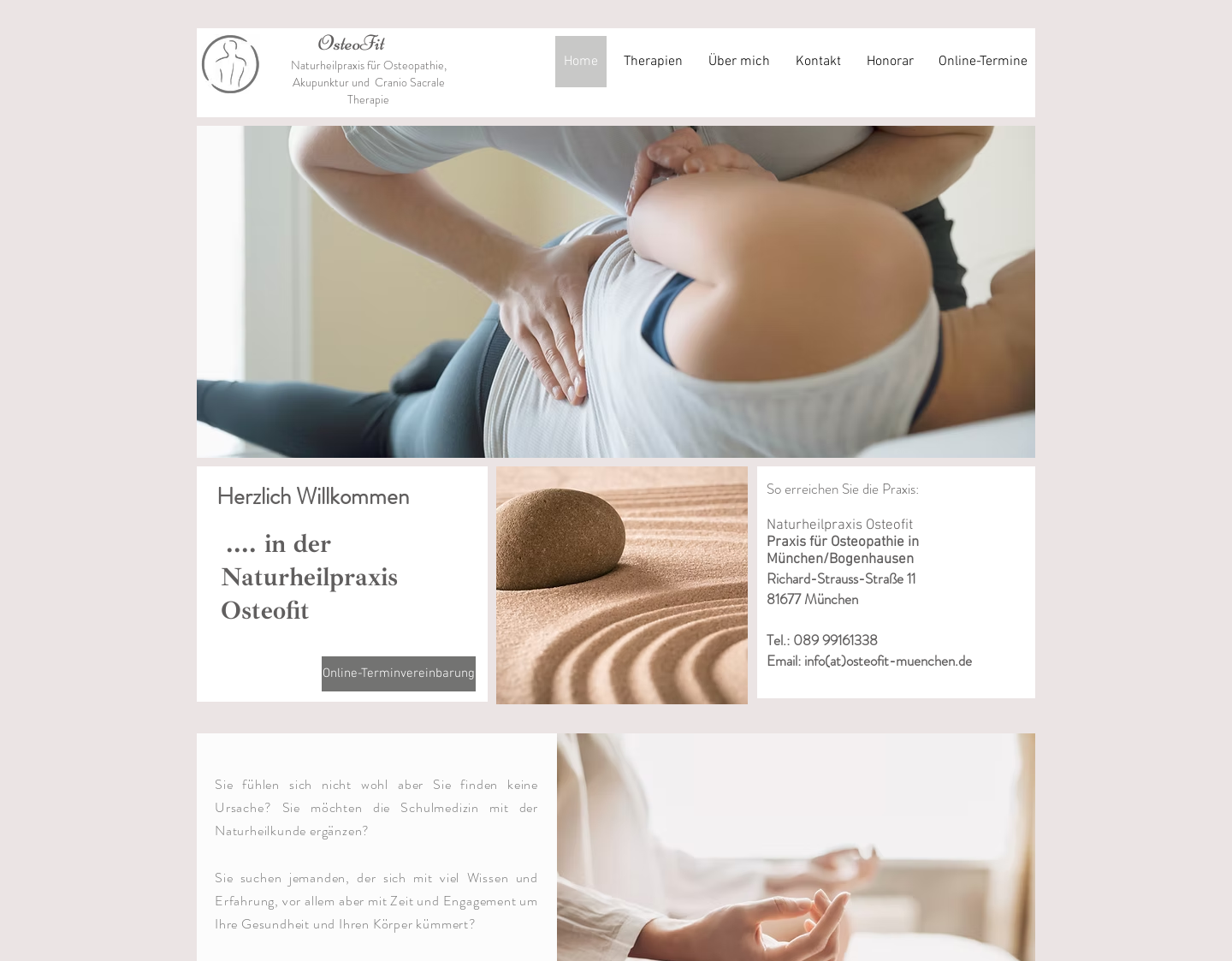Aktuelle Website-Vorschau von Naturheilpraxis Osteofit