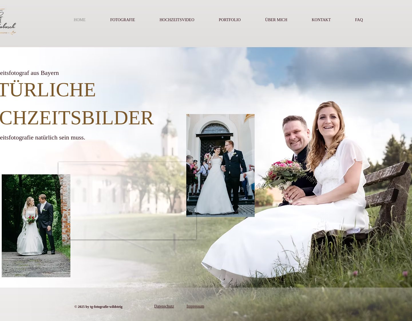 Aktuelle Website-Vorschau von Hochzeitsfilme